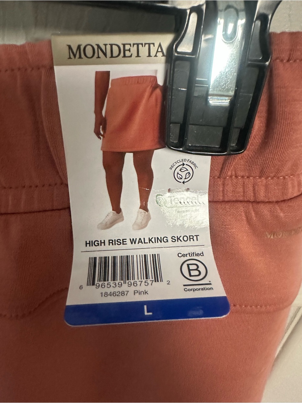Mondetta Pink High-Rise Walking Skort